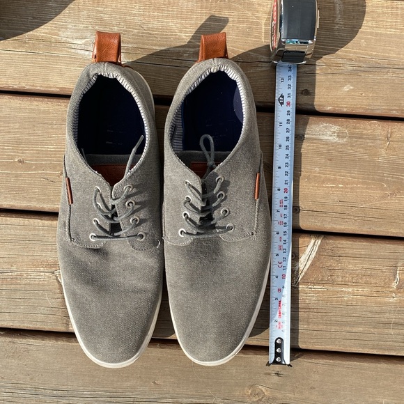 Ashford Hayes men’s grey canvas sneaker/shoe loafer size 14. - Picture 9 of 14